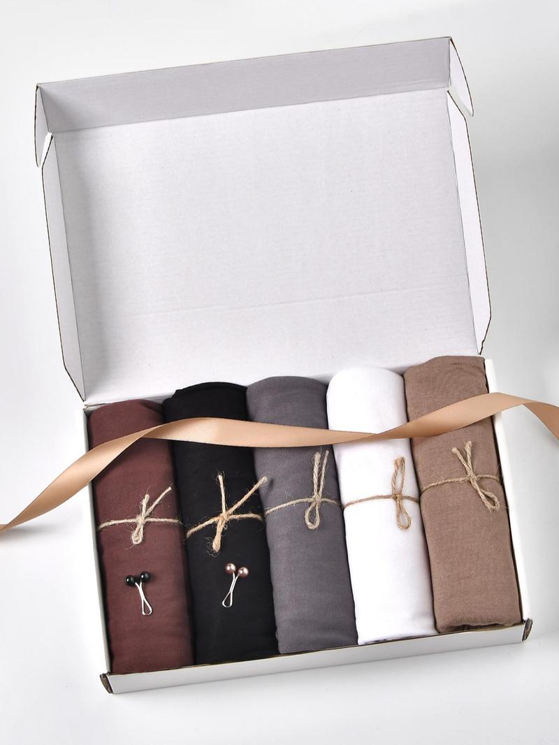 Women's Solid Color Khimars, Soft Comfortable Hijabs, Fashionable Modest Hijab for Daily Wear, Holiday Gift for Women