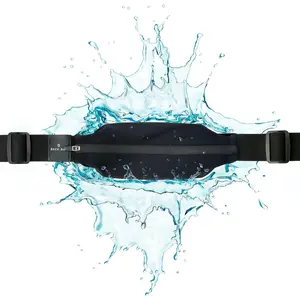 Slim Running Belt for Women & Men [Fits All Cell Phones], Sports Fanny Pack, Portable Security Money Pouch, Practical Running Accessory Gift, Workout Waist Bag, Universal Mobile Phone Holder Waist Pack