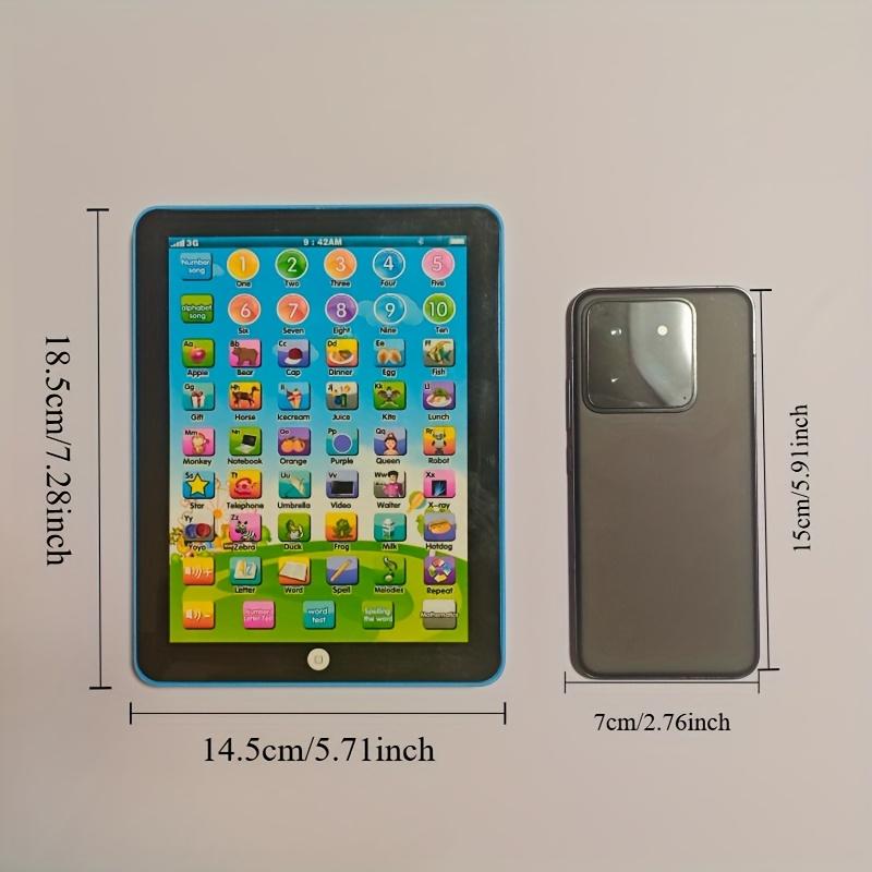 Blue Educational Tablet, Interactive Learning Toy for Ages 3+, Learning Entertainment Tablet, Perfect Gift for Halloween, Christmas & Thanksgiving