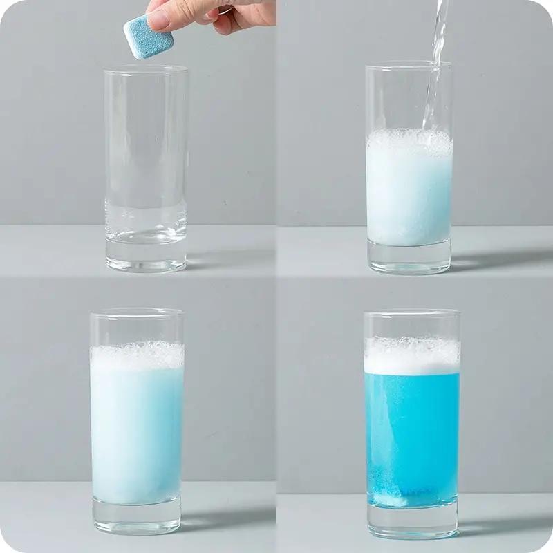 Washing Machine Cleaner Descaler,12pcs/24pcs Deep Cleaning Tablets Degreaser for Front Loader & Top Load Washer,Clean Inside Drum & Laundry Tub Seal Tool for Home Dormitory Laundry Room,Degreasers for front-loading and top-loading washing machines