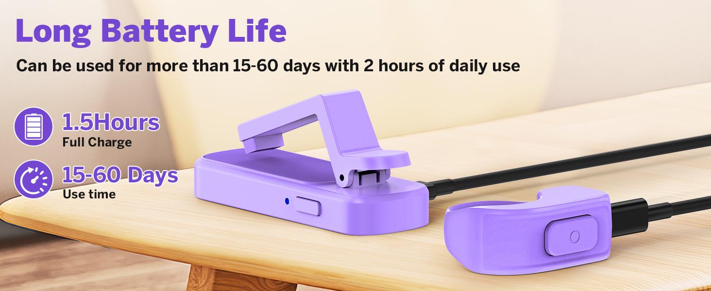 Page Turner Ring for Kindle,Remote Control for iPhone iPad Android Tablets E-Readers,Clicker Page Turner for Kindle Accessories for Camera Video Record&Shutter Selfie (Purple)