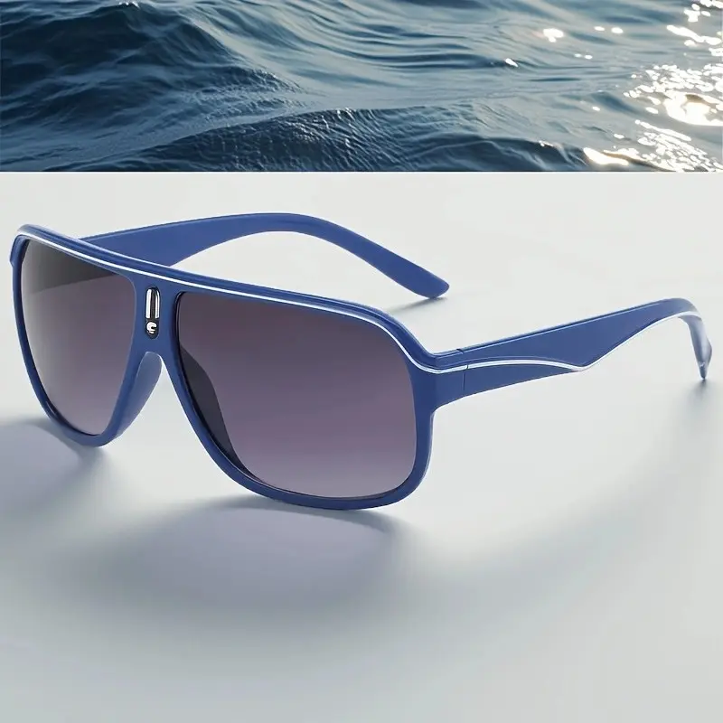 Unisex Fashion Trendy Casual Sunglasses, Perfect for Party, Gathering, Prom, Driving, Fishing, Stylish Eye Protection