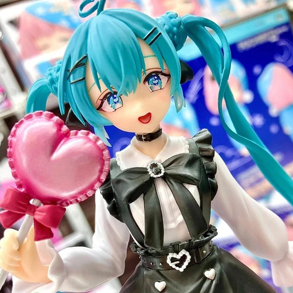 19cm Sexy Girl Hatsune Miku Anime Figure Fashion Subclture Miku Action Figure Room Decorations PVC Collection Model Doll Toys