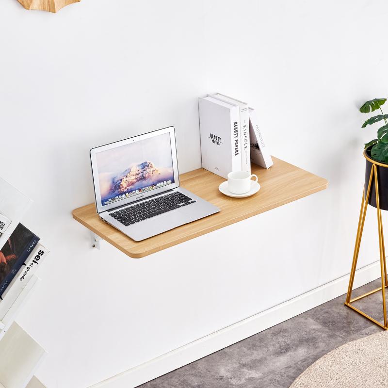 [SOIYELIFE] Laundry Room Folding Table Wall Mounted Folding Table for Small Spaces,Fold Down Desk,Workbench,Addition to Garage & Shed/Office/Laundry Room/Bar/Kitchen & Dining Room,31.5*15.7*6.5 inches.Cool furniture