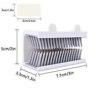 SITAKEYFMHK Say goodbye to stubborn drain clogs!This reusable wall-mounted hair trap catches hair before it goes down the drain, easy to stick on shower walls without tools, made of durable soft material, simple to remove and clean