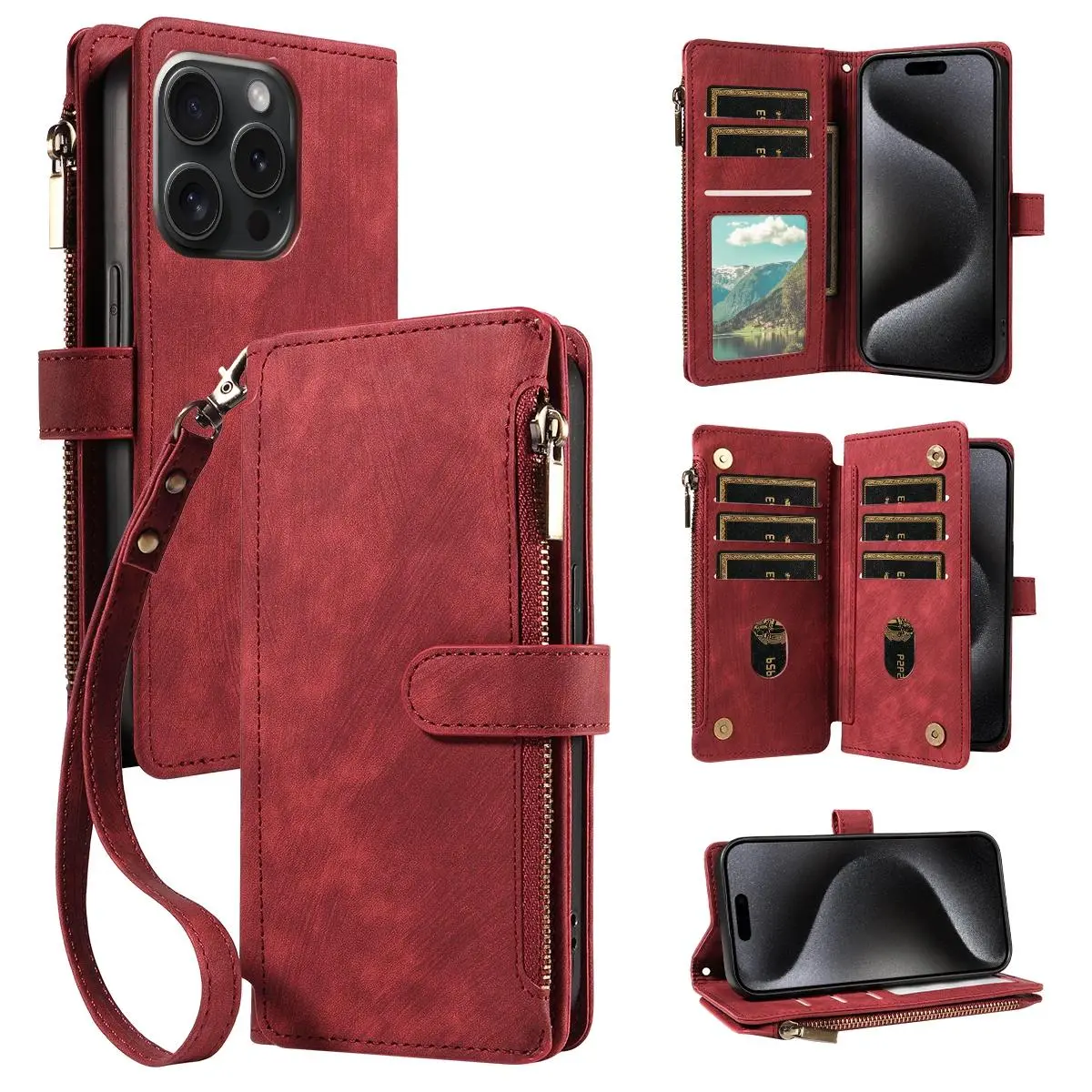 PU Leather for Samsung Galaxy S25Edge Ultra S24 S23 S22 S21 S20 S10 S9 S8Plus FE Note20 Flip Wallet Cover Hunting Camouflage Tough iPhone Girly iPad with Pen Slot plus pro max anti-fall designer luxu pro2 earpho scor touch glossy crystal co vint fun c sho