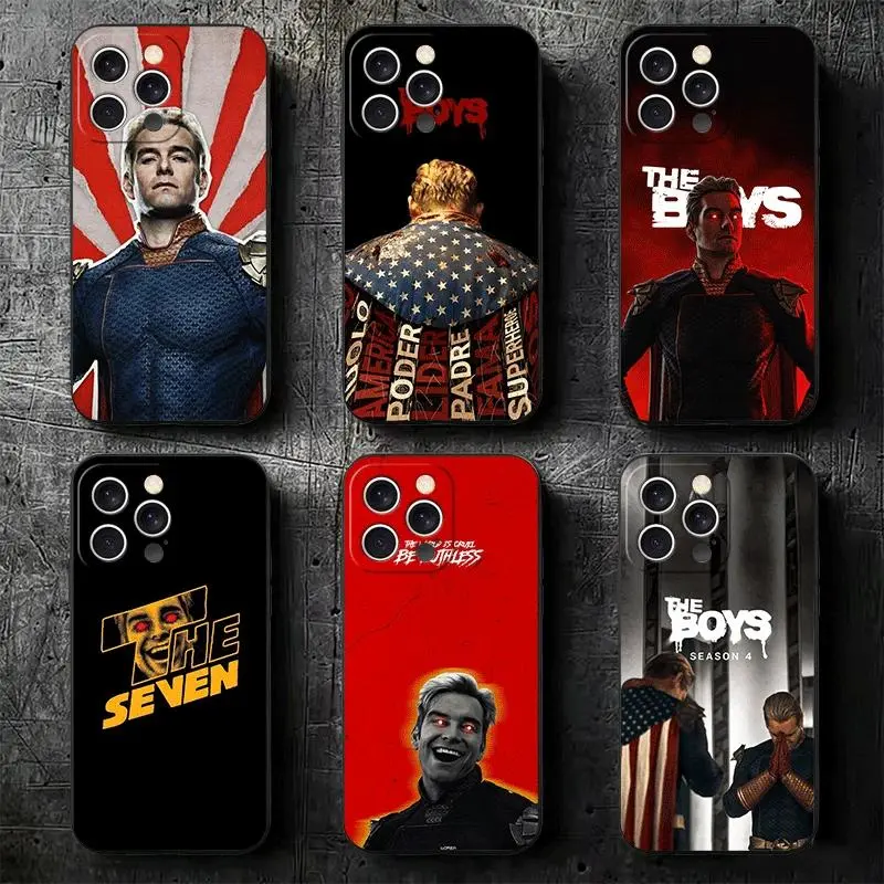 The Boys H-Homelander Soft Phone Case for iiPhone 17 Promax 17E 16 15 14 13 12 11 Pro Max 17Air Plus & Samsung Galaxy S26 S25 S24 S23 S22 S21 FE Ultra Plus Anti-Fall shockproof protection silicone Back Cover