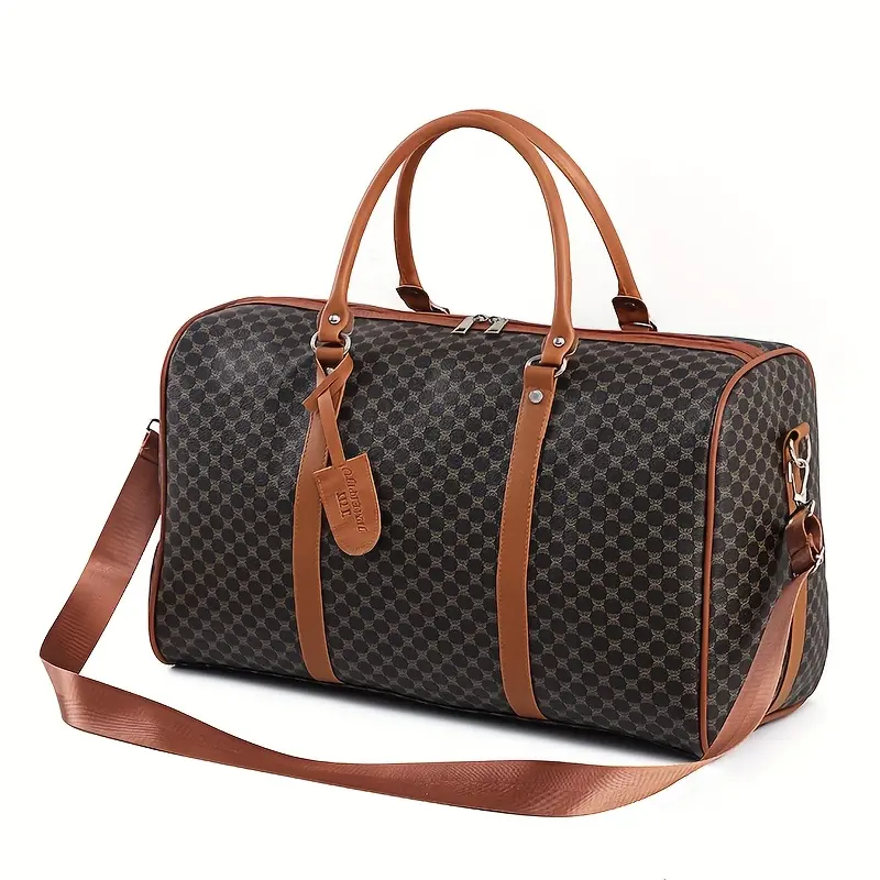 Fashion Travel Bag Men Women Handbag Large Capacity Travel Bag Business Sports Fitness Bag Daily Commute Outing Weekend Travel 4 Seasons Suitable Clothing Luggage Bag