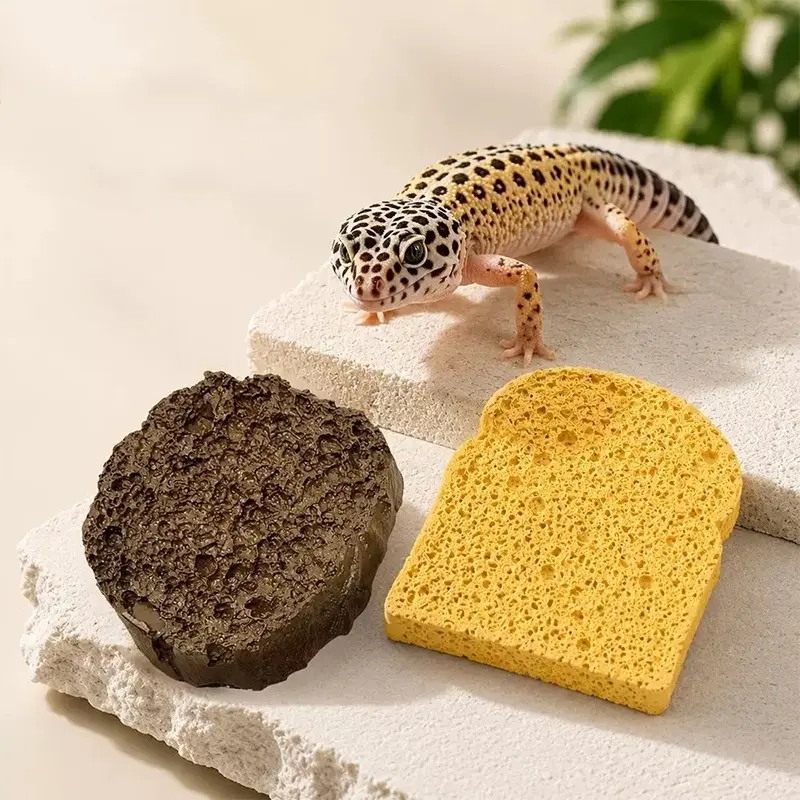 Lizard Shedding Sponge, Multi-Porous Exfoliating Block, Corn Snake Aid Pad, Reptile Terrarium Accessory, Pet Care Essential