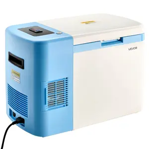 【DealsForYouDays】VEVOR Ultra Low Temperature Freezer, 25 L, 40 to 123 Adjustable Temp Range, with Digital Display, 304 Stainless Steel Liner, Portable Low Temperature Lab Freezer for Laboratory Samples Storage