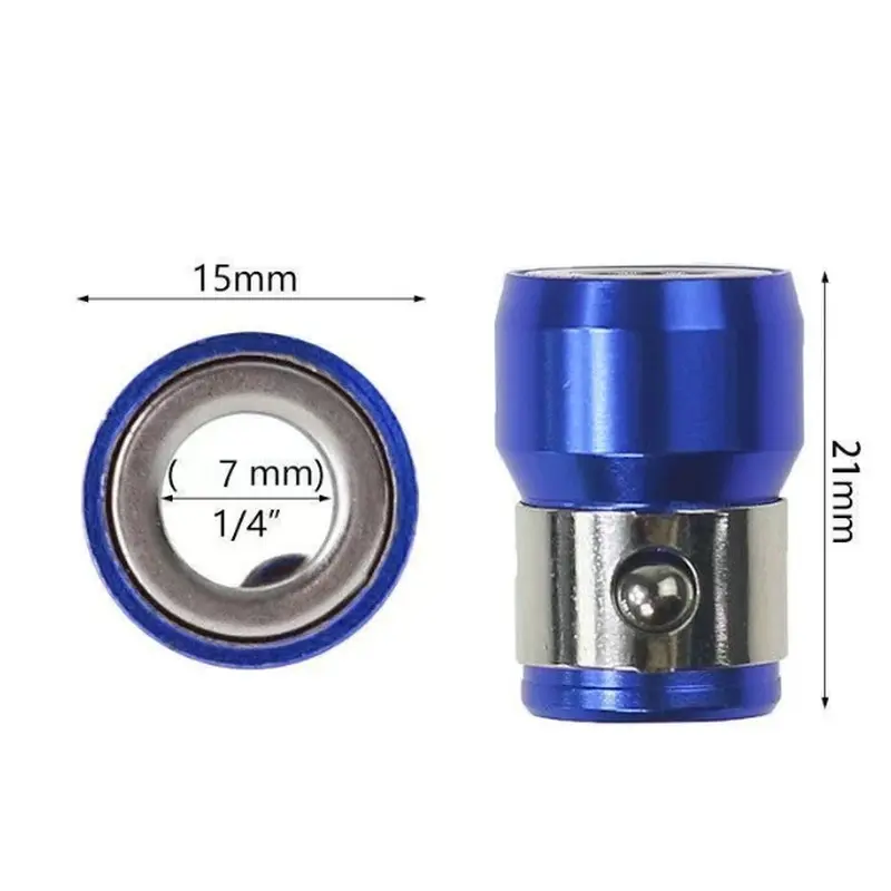 Magnetic ring alloy electric screwdriver bit, featuring a magnetic drill bit, corrosion-resistant, and with strong magnetic force.