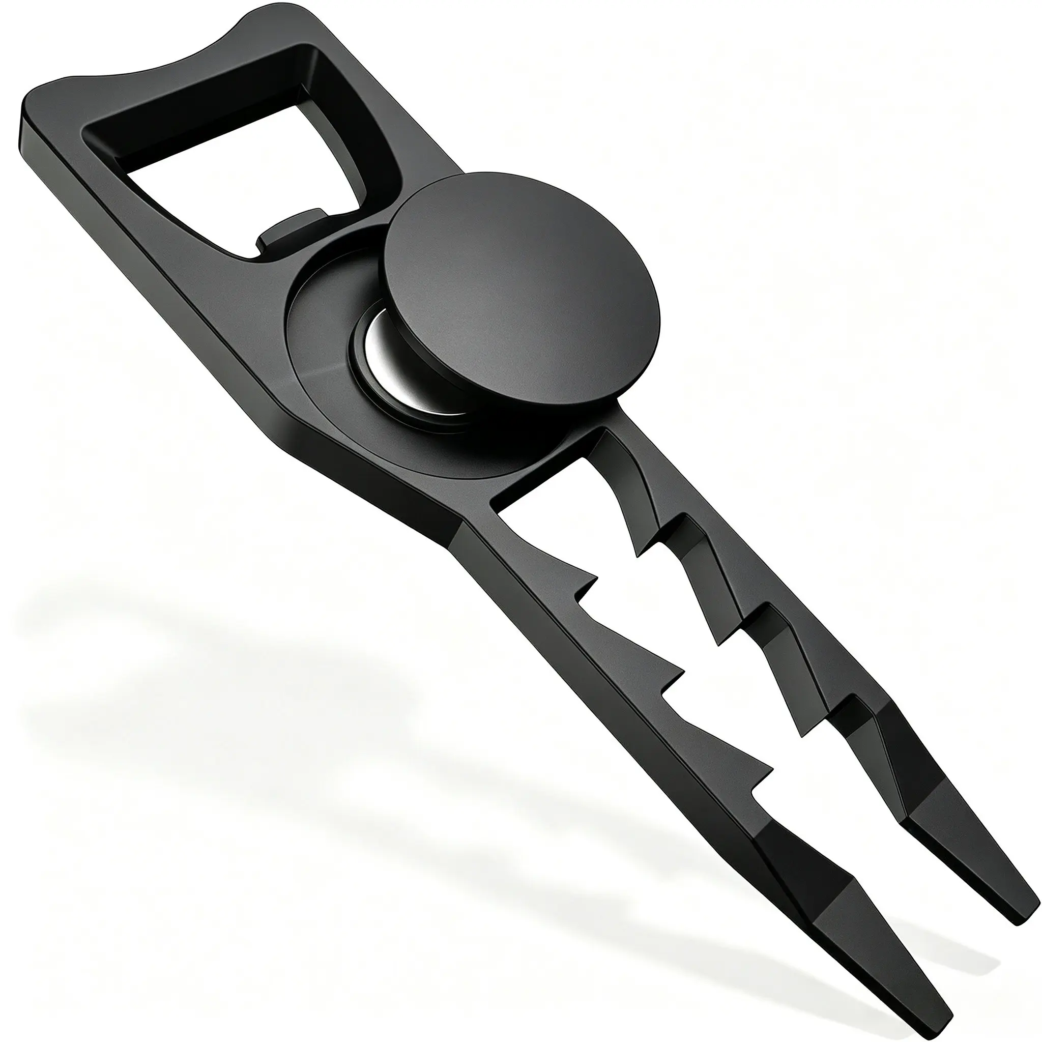 Seven-In-One Metal Golf Repair Tool with Magnetic Ball Marker, Adjustable Tee Height, Bottle Opener, Groove Cleaner, Ideal Gift