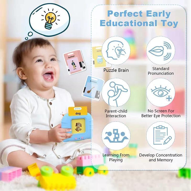 Early Education Toys for Kids, Words Card Reading Learning Machine, Children's Early Education Learning Machine, 1 Set Learning Machine, Preschool Educational Toys