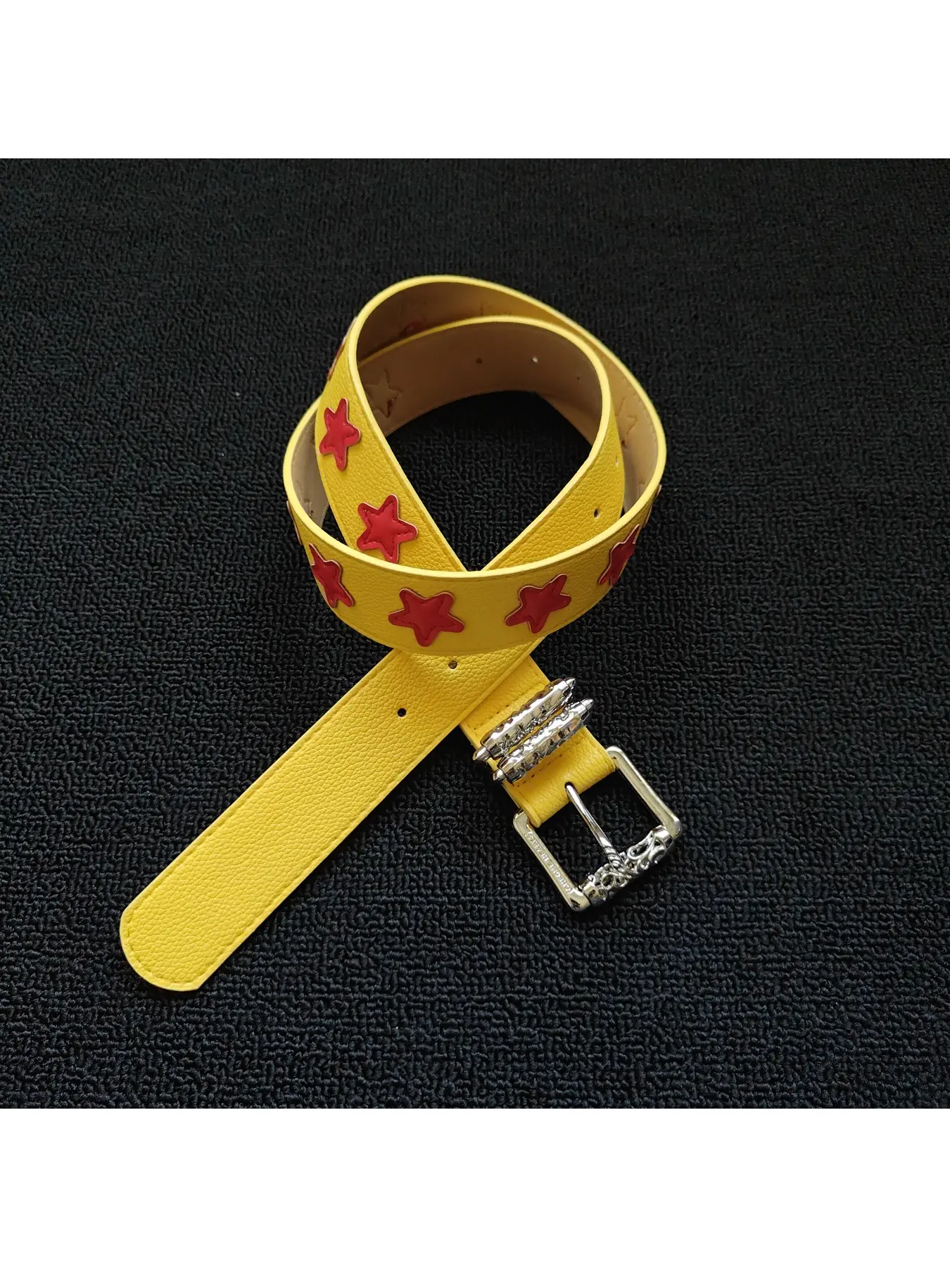 Star colored star unisex vine needle buckle embroidery y2k American versatile waist belt accessory