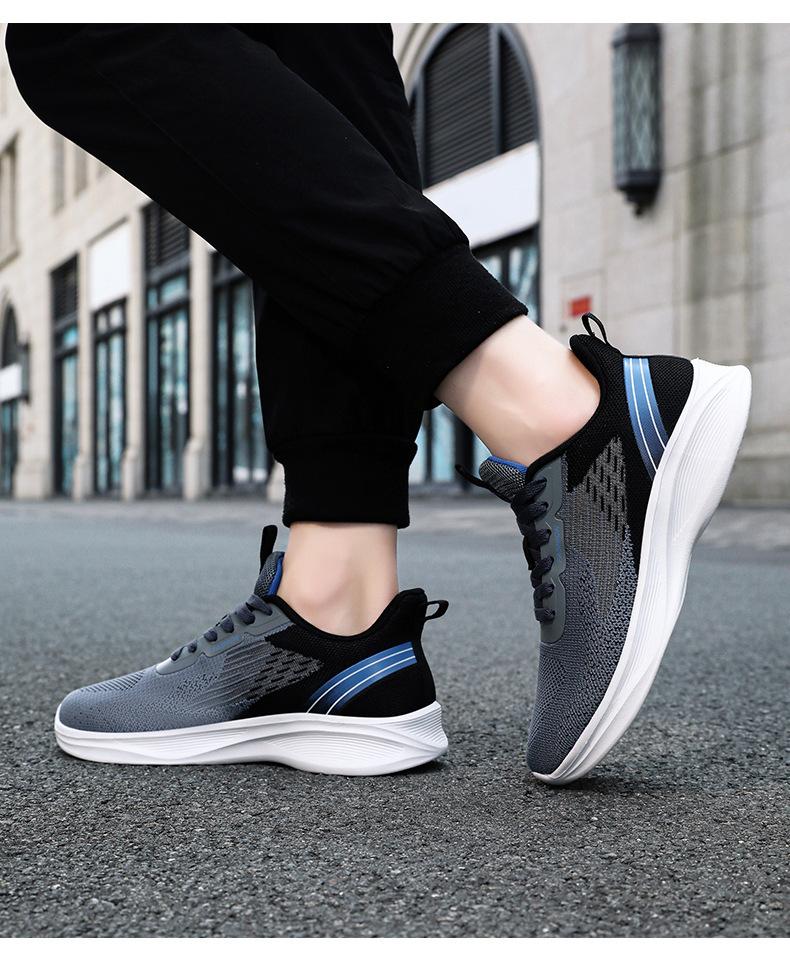 2026 Men's Sports Shoes, Men's Summer Breathable Lace-Up Running Shoes, Popular Fashionable Men's Sneakers