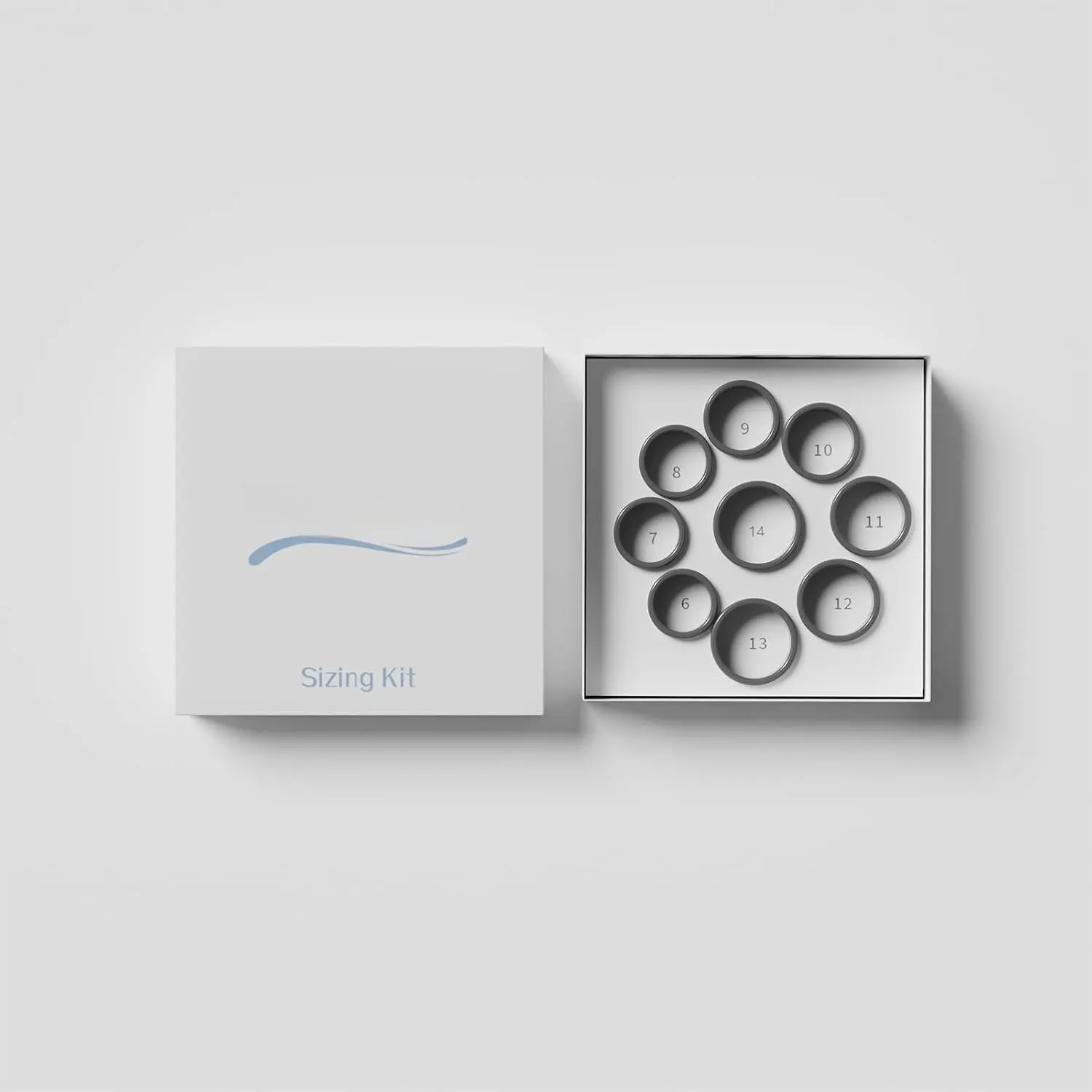 Sizing Kit 1.0, Size Before Buying the  Ring, 9 Sizes from Size 6-14, Only Accurate Measurement for  Ring 1.0