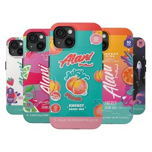 Alani Energy Drink Inspired Double Layer Tough Phone Case, Summer Multi-Flavor Design, Mobile Phone Accessories with Protection for iPhone 11-17 Pro Max/Plus & Samsung Galaxy S23-25