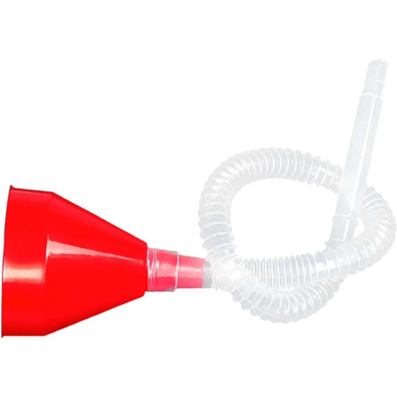 Automotive Funnels, Plastic Funnels with Long Hoses for Gasoline, , Water, Fluids, Transmission Fluids (Tube Length 57 cm)
