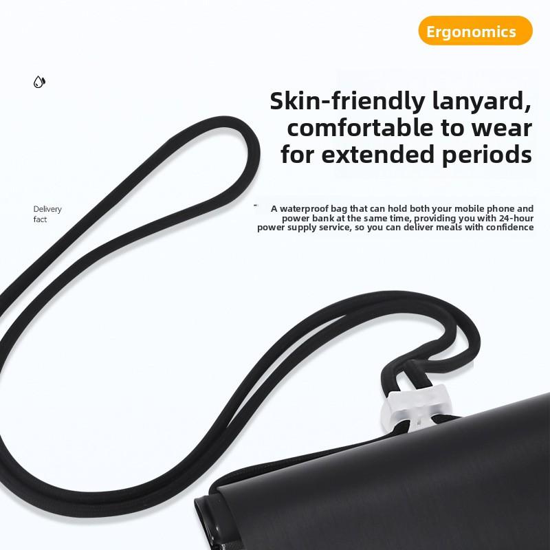 Mobile phone waterproof bag can touch screen swimming hot spring takeaway special rafting diving cover lanyard neck sealed bag outdoor
