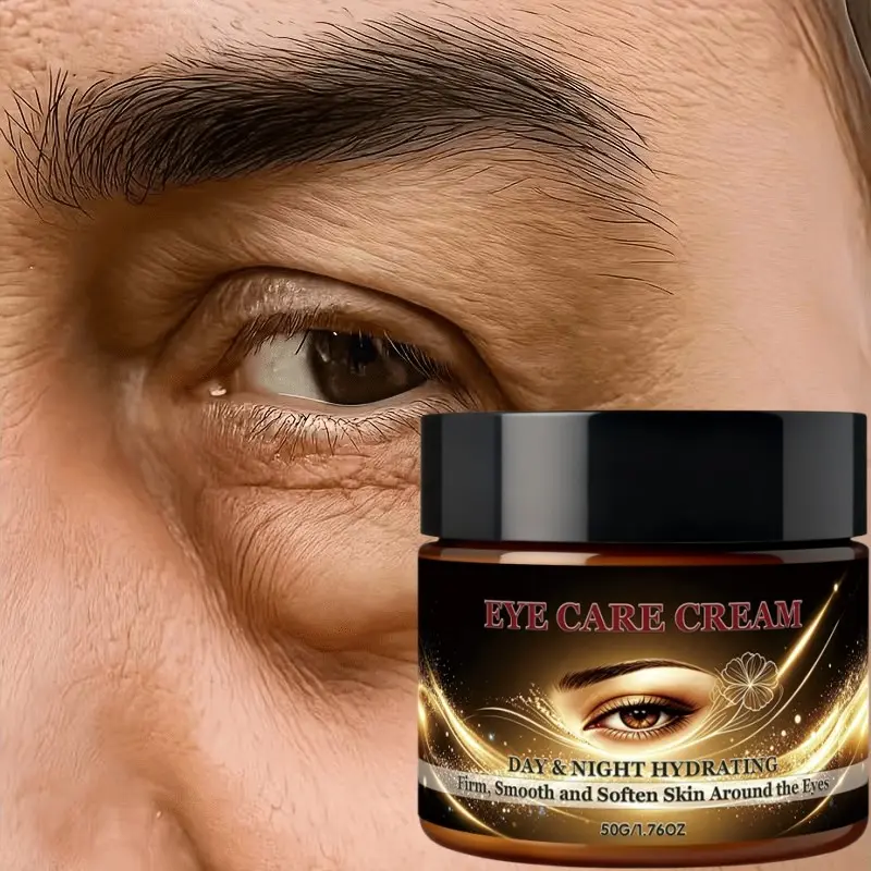 50g Eye Care Cream with Niacinamide, Retinol, Vitamin C & Collagen, Day Night Hydrating Eye Cream, Brighten Under Eye Skin, Reduce Dark Circles, Improve Skin Elasticity, Moisturize & Nourish Eye Area, Smooth Puffy Eyes