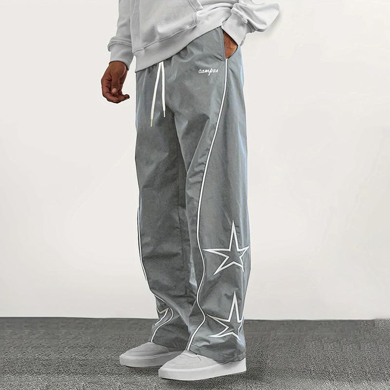 Men's Baggy Parachute Cargo Pants Elastic Waist Joggers Streetwear Sweatpants for Casual Hiking Track Wide Leg Trousers Hip Hop Y2K Fashion Oversized Drop Crotch Lounge Pants with Pockets Men's Baggy Parachute Cargo Pants Elastic Waist Joggers Streetwear Sweatpants for Casual Hiking Track Wide Leg Trousers Hip Hop Y2K Fashion Oversized Drop Crotch Lounge Pants with Pockets