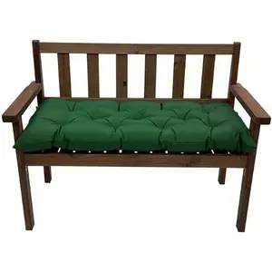 Waterproof Lounge Chair Cushions Swing Cushion for Outdoor Furniture, Indoor Outdoor Beach Cushion Thick Outdoor Garden Beach Seat 20 x 40 in, Green(Gift)