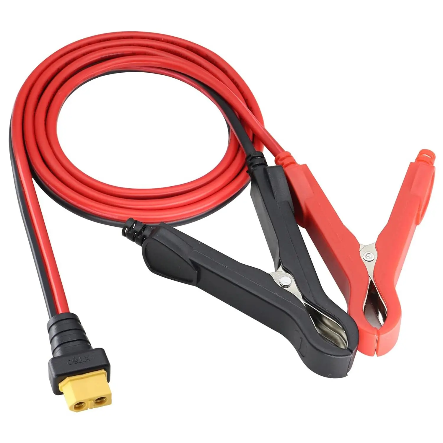 14AWG XT60 to Battery Alligator Clip Cable XT60 Conncter Cable with DC 12V Battery Alligator Clips Clamp to XT60 Extension Cord for Power Station Remote Control car Etc.[1m/3.2FT]