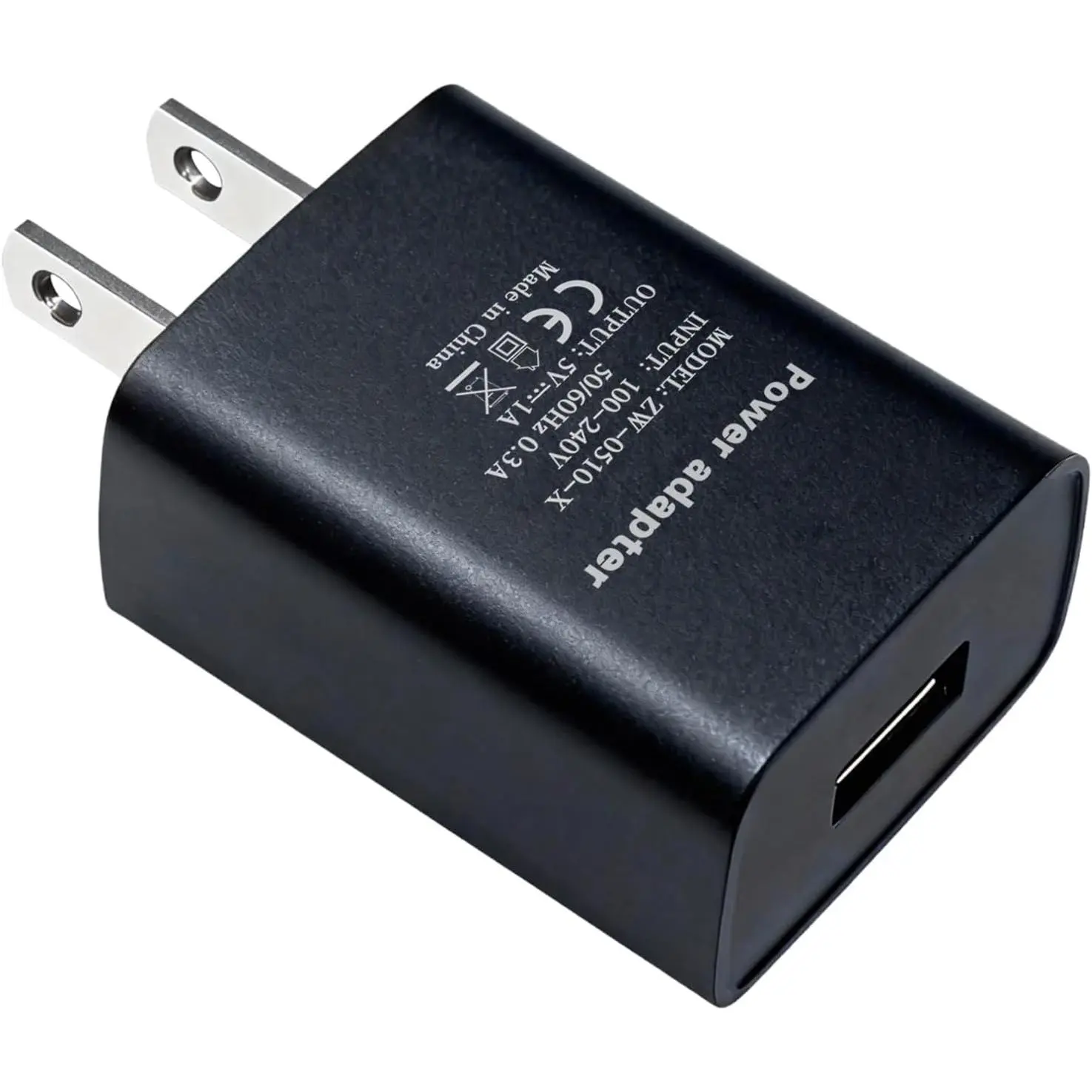 USB Wall Charger Power  5V1A  Block 5W USB Charger Block with Compact Design 5  1amp(1000mA) Adapter Plug for Small Appliances Such as Small Table Lamps/ Electric Toys/Smartwatch