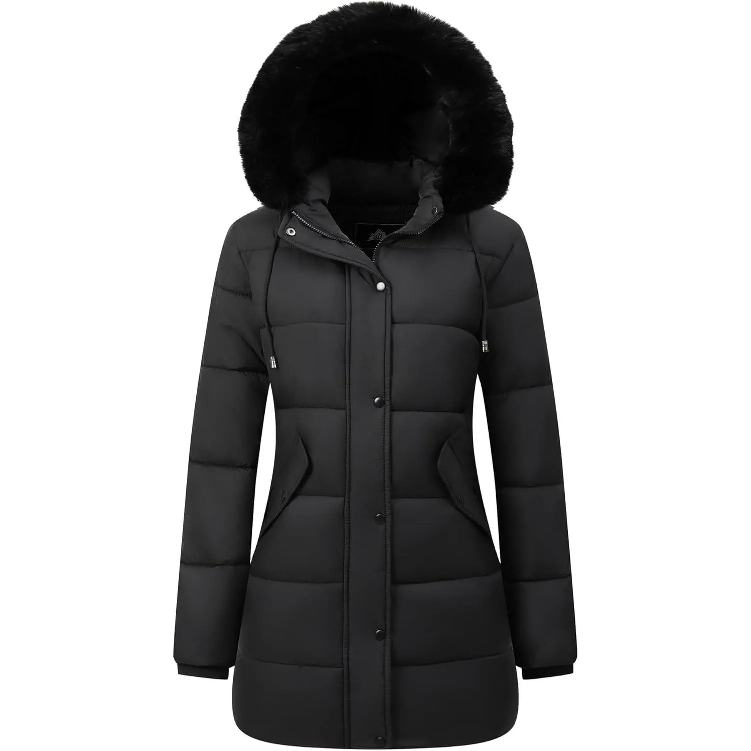 Women's Long Waterproof Parka Winter Coat - Warm Windproof Snow Jacket for Cold Weather