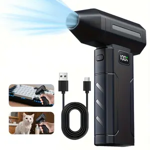 3000mAh Electric Air Duster, Personal Cooling Cordless Air Duster, Mini Fan with Fast Charging, Dust Fan for Computer, Keyboard, House, Outdoor and Car