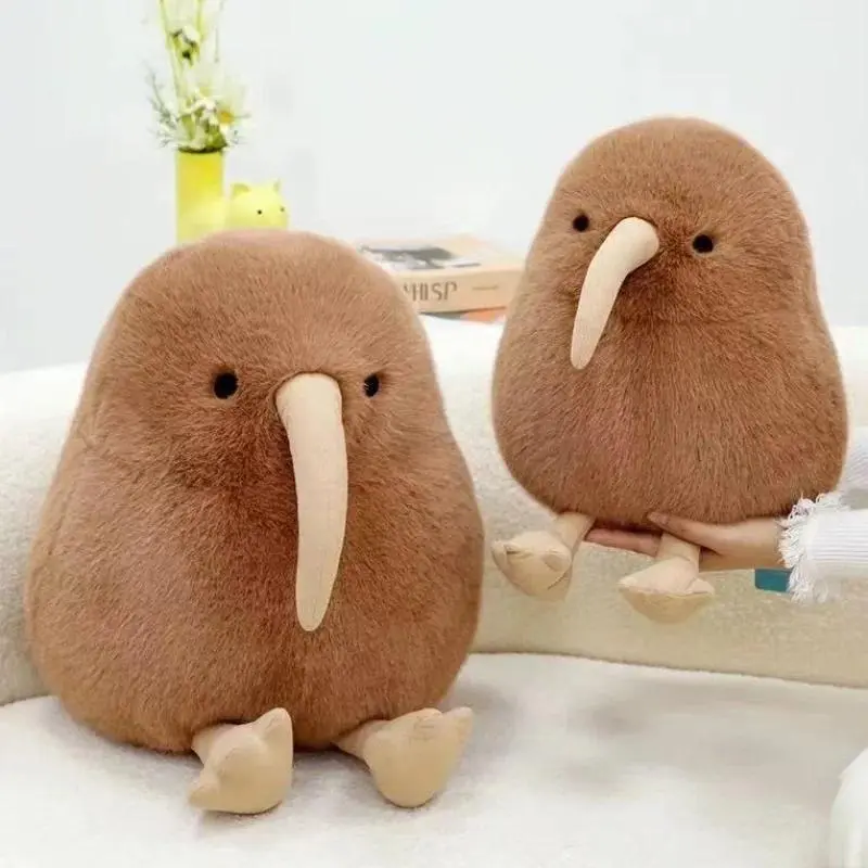 20/33/45CM Kiwi Big Bird Plush Toys Large Kiwi Soft Stuffed Doll Kid Sleeping Company Pillow Home Decor Kid Funny Creative Gift