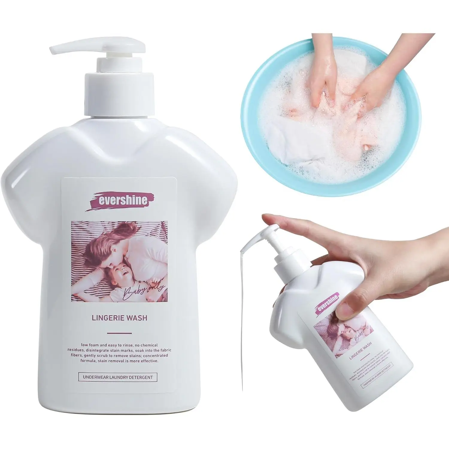 Lingerie Detergent - Double Concentrated, Lady Scented, Delicate Underwear Cleaning Liquid - 10.14 Fl Oz (1, Vanilla) cozy home utility room