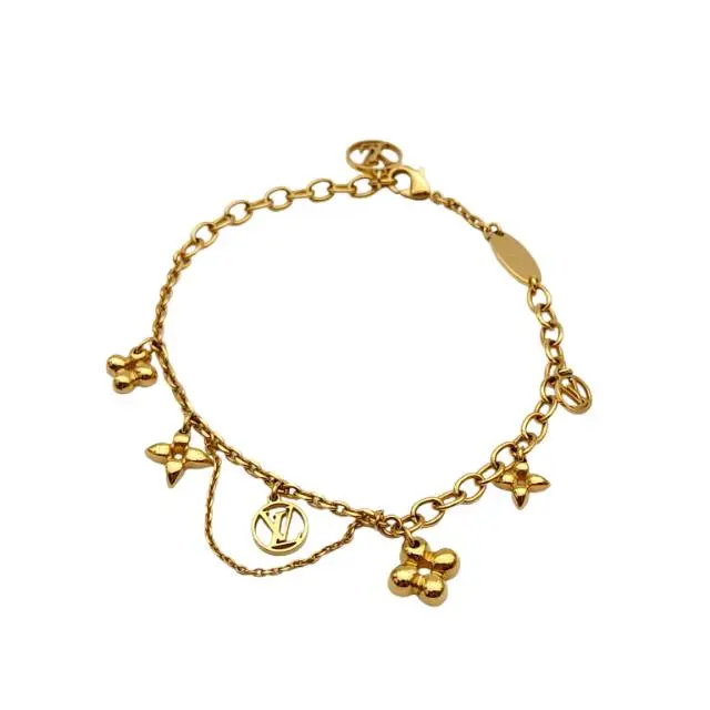 Pre-owned LOUIS VUITTON monogram tassel bracelet AlloyP226866297