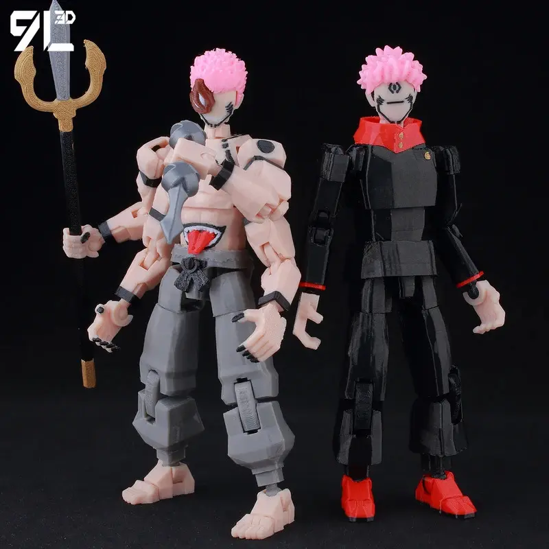 9L3D T13 Jujutsu Kaisen Itadori Figure LUCKY13 Training Version JJK Titan13 Multi-Jointed Movable Dummy13 Stress Relief Toys Gifts