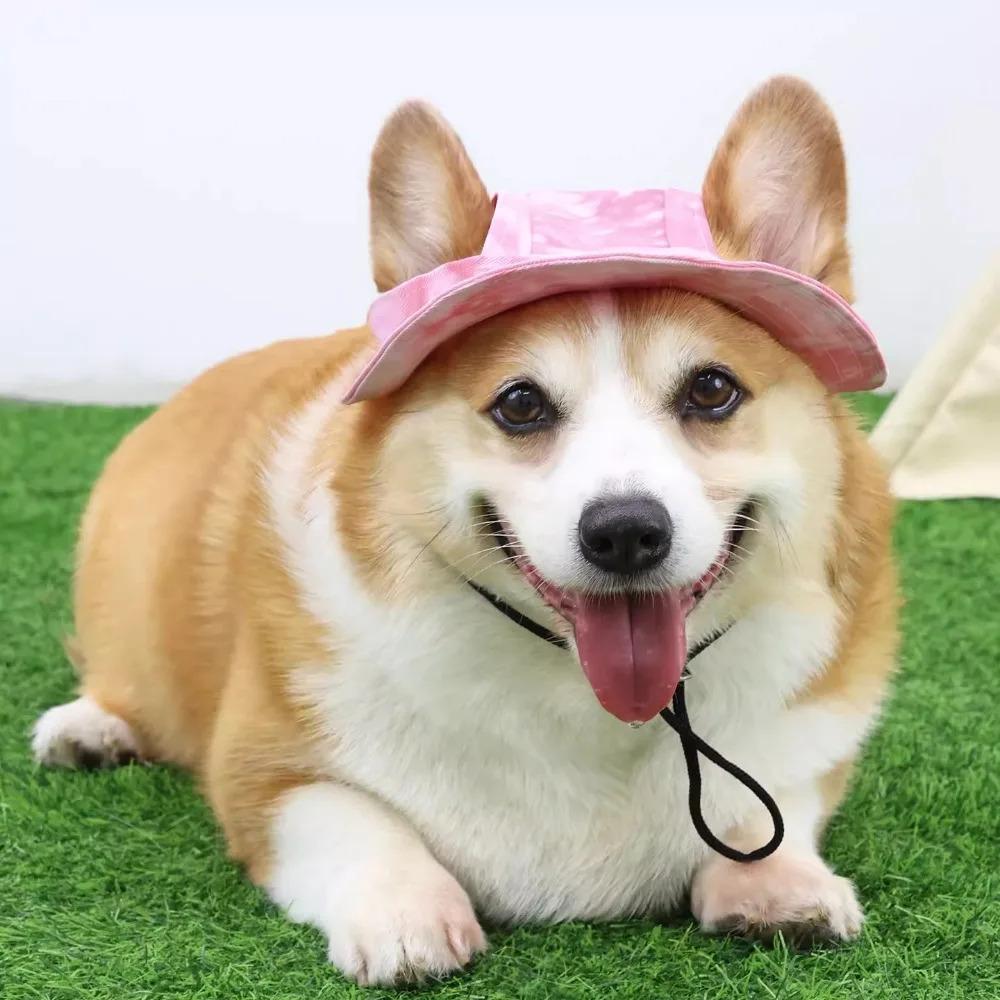 Dog Cotton Sun Hat With Ear Holes Round Brim Puppy Kitten Bucket Hat Outdoor Sun Protection Pet Caps for Small Medium Cat Dogs Dog Cotton Sun Hat With Ear Holes Round Brim Puppy Kitten Bucket Hat Outdoor Sun Protection Pet Caps for Small Medium Cat Dogs
