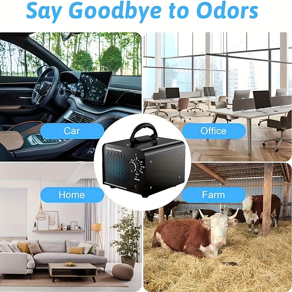 40, 000mg/h Ozone Generator, Commercial Ozone Machine Odor Removal, High Capacity O3 Ionizer Air Purifier Deodorizer, for Home/Bedroom, Smoke, Pet, And Paint Odor Removal, Timer Function