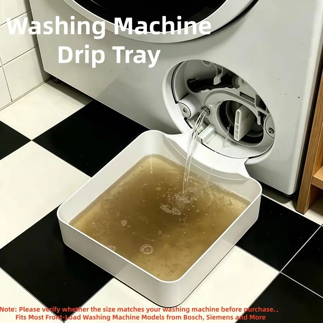 Washing Machine Drain Pan, Sewage Filter Tank, Helps Prevent Laundry Room Overflow, Basic Household Laundry Accessory