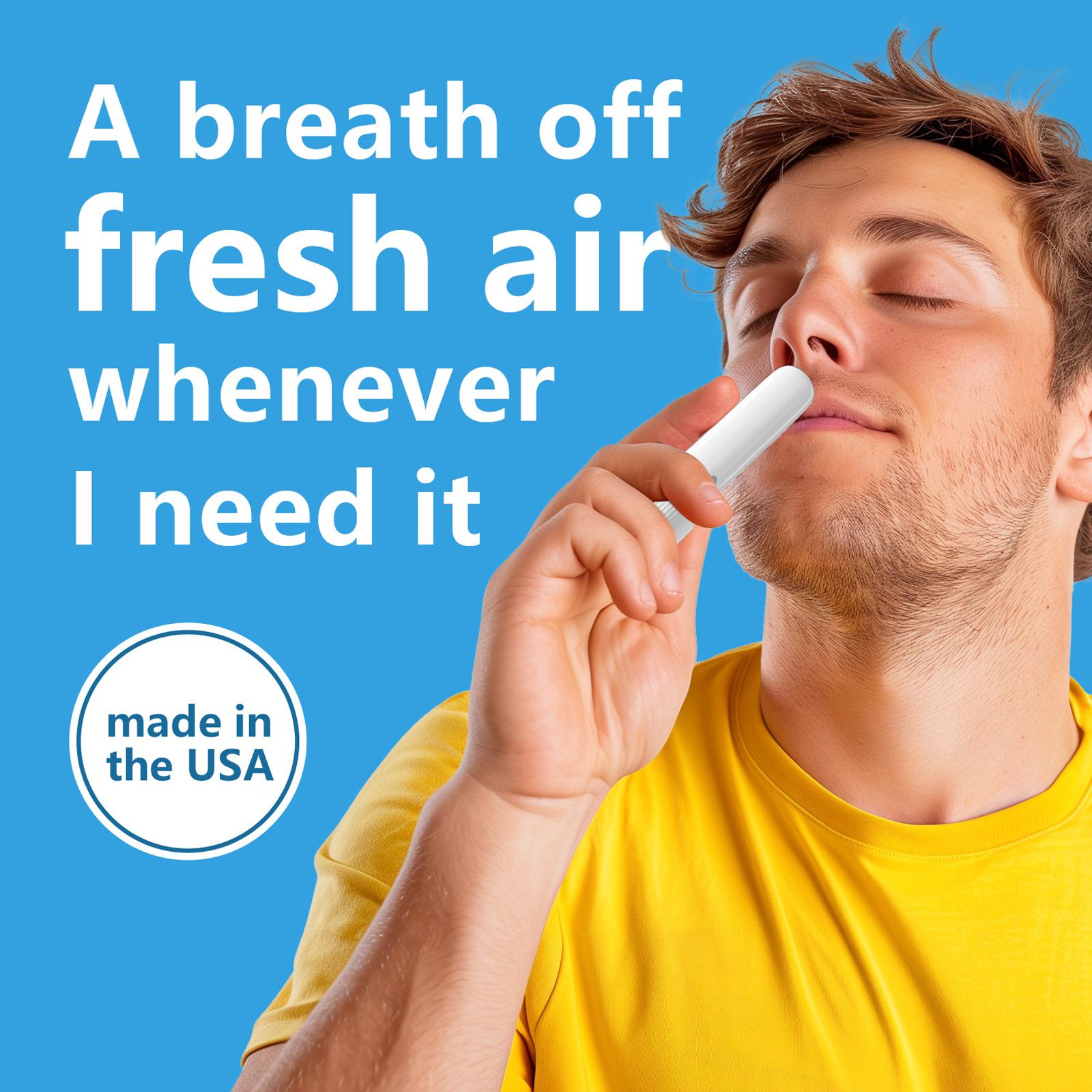 Powerful Essential Oils with Vapor Flow Technology,Nasal Stick,Free Your Nose,Breathe In Life.