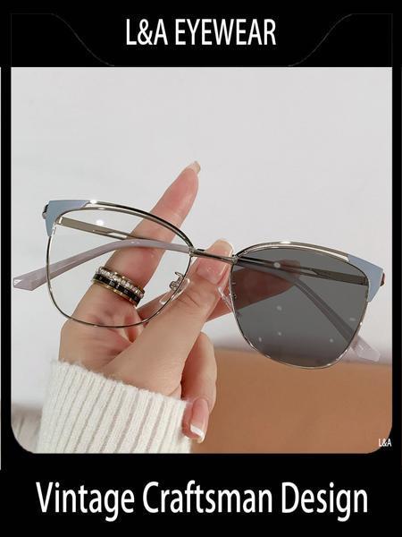 Retro Y2K Anti-Blue Light Glasses – Unisex Simple Color-Changing Eyewear for Work, Study, and Daily Outfits, Lightweight Fashion Frame Ideal for Students, Office, and Everyday Digital Screen Protection waterproof head LED Glowing Pumpkin Skull Party Rings