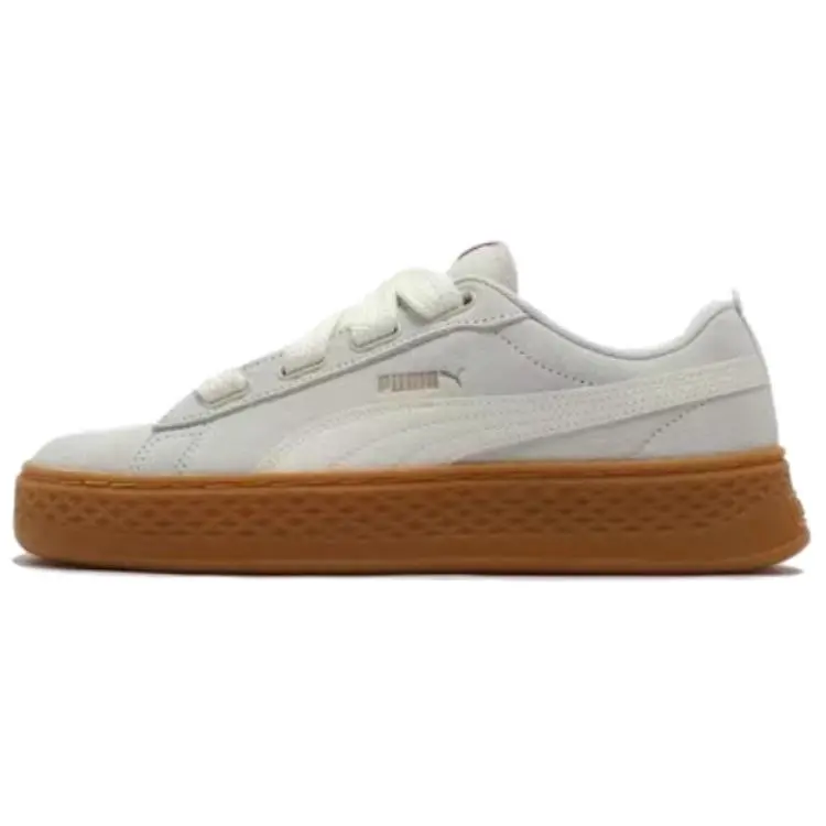 PUMA Smash Platform Widelace Casual Low-Top Sneakers 404158-01