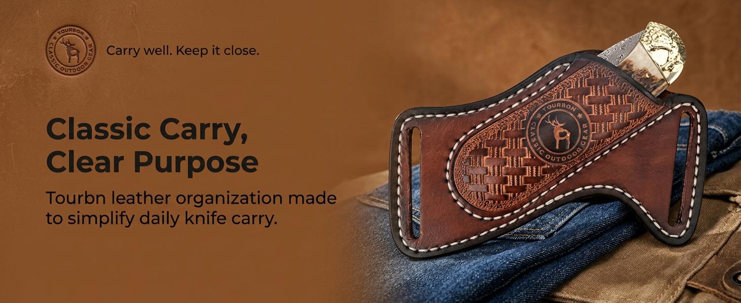 Leather Knife Sheath for Belt Pocket Folding Knife Holder Compact Draw Knifes Carrier EDC Tools Holster