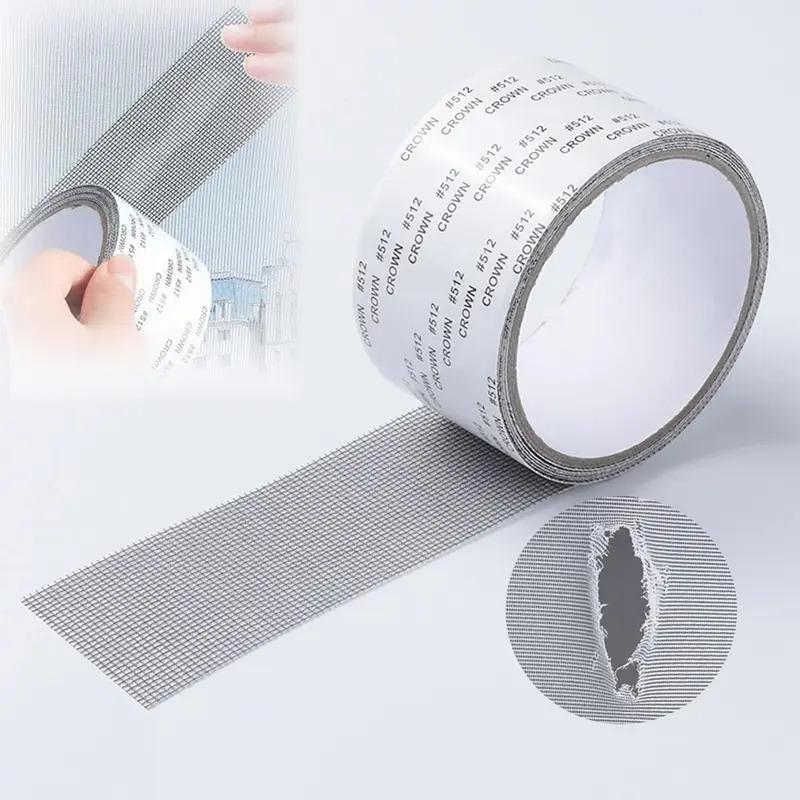 Window Screen Repair Tape, Adhesive Window Screen Repair Tape, Durable Fiberglass Mesh Tape for Fixing Door Window Screen Window Screen Repair Tape, Adhesive Window Screen Repair Tape, Durable Fiberglass Mesh Tape for Fixing Door Window Screen