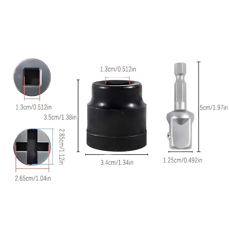 Jack Wrench with Socket, Heavy Duty Wrench, Professional Car Tire Removal & Wheel Bolt Wrench, Compatible with Scissor Jacks, No Assembly Required