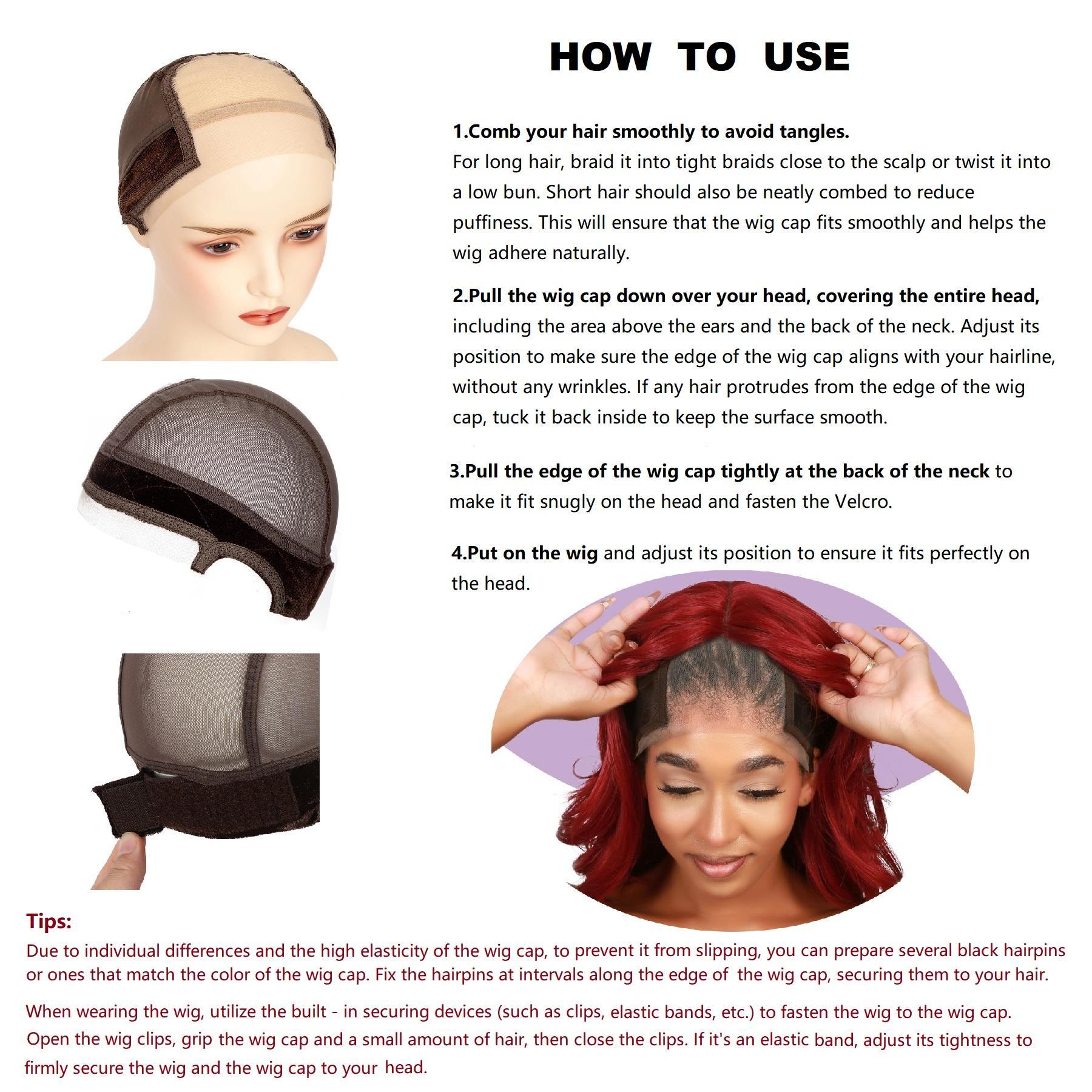 Wig Cap with Grip Band for Keeping Wigs in Place, 1-Count Adjustable Dome Mesh Cap with Exposed Ears, Non-Slip Cap to Wear Wigs Glueless, Hair Accessory