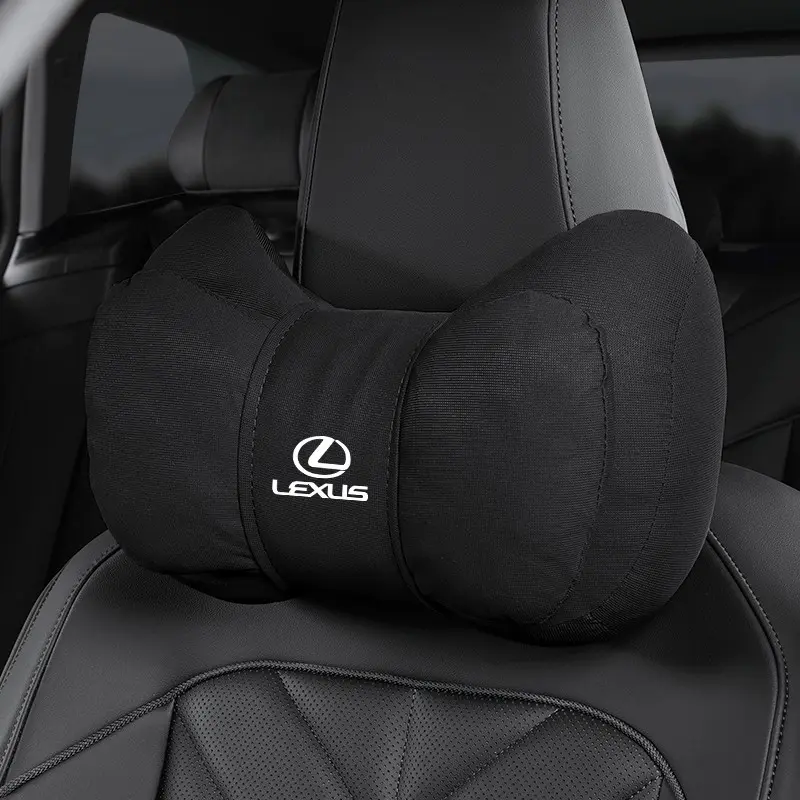 Car Headrest Neck Support Seat Lumbar Cushion Neck Pillow For Lexus F-SPORT ES RX NX LS UX LM LX GX LC RZ IS CT GS RC HS SC TX LBX IS300 RX350 LS500 LX600 NX260 CT200