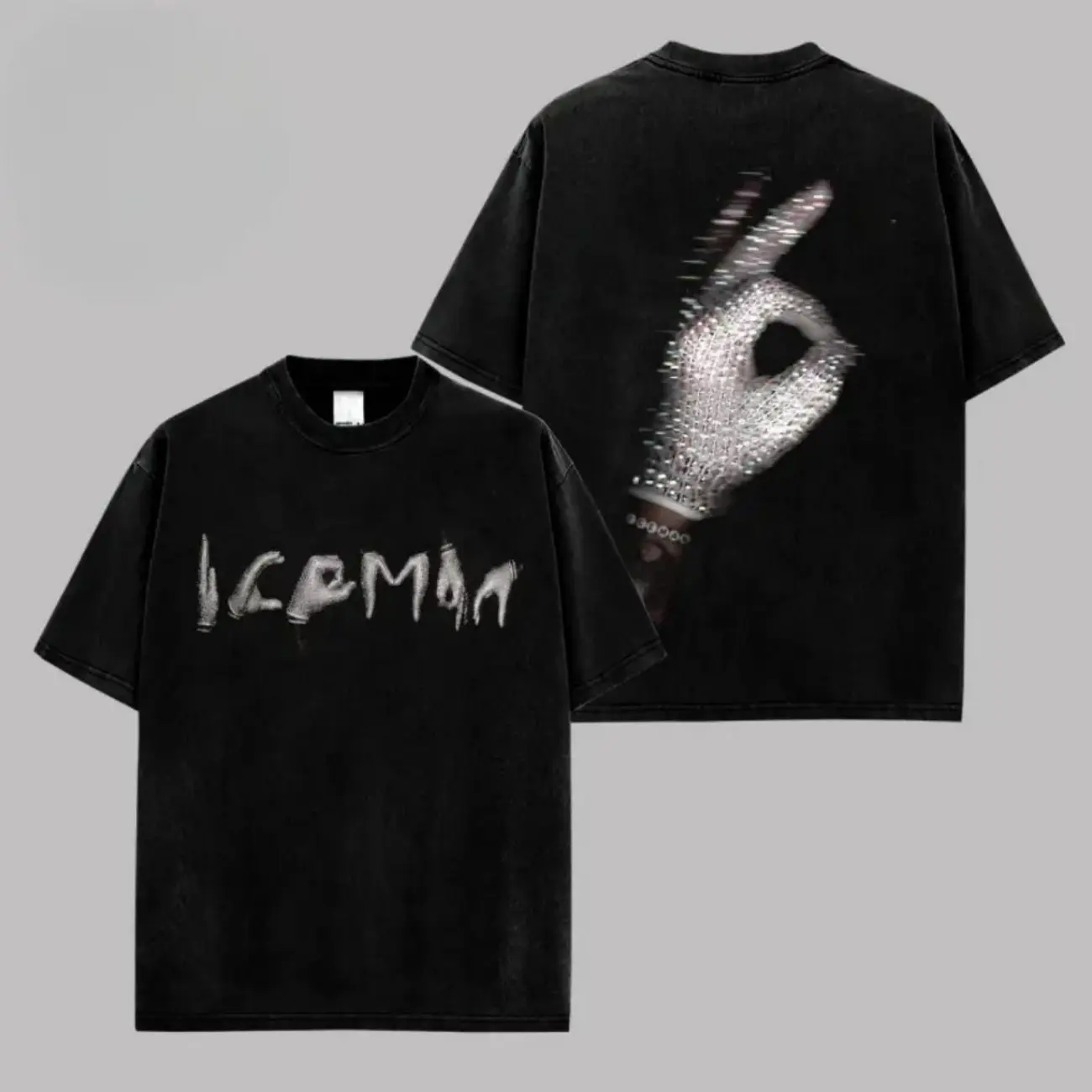 Drake "Ice Man" Album Official Graphic Tee, Vintage Cotton T-Shirt for Streetwear, Oversized T-Shirts Tee Unisex Music Merch Summer Short Sleeve Top