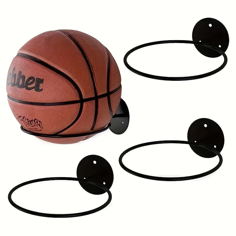 -Mounted Basketball Hoop Art Basketball Football One Frame Multi-Purpose Ball Display Shelf Storage Rack Display Rack