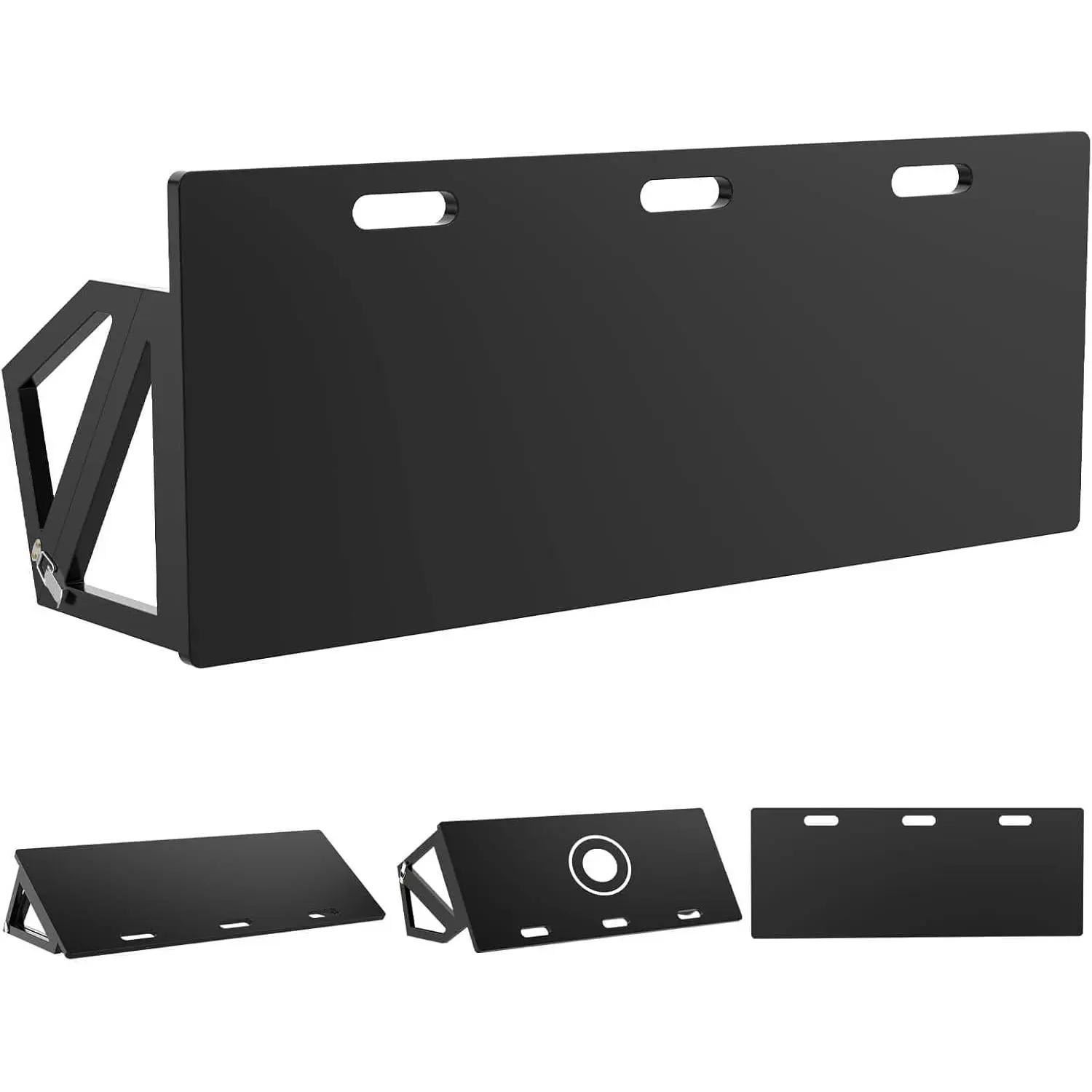 3 Angles Soccer Rebounder Board, Foldable Rebounder Soccer Wall, Portable Soccer Goal Kick  Trainer for Passing and Bounce