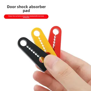 4pcs Silicone Car Door Lock Protector Pads, Universal Shock Absorber Noise Reduction Set, Durable Door Lock Protection Accessories