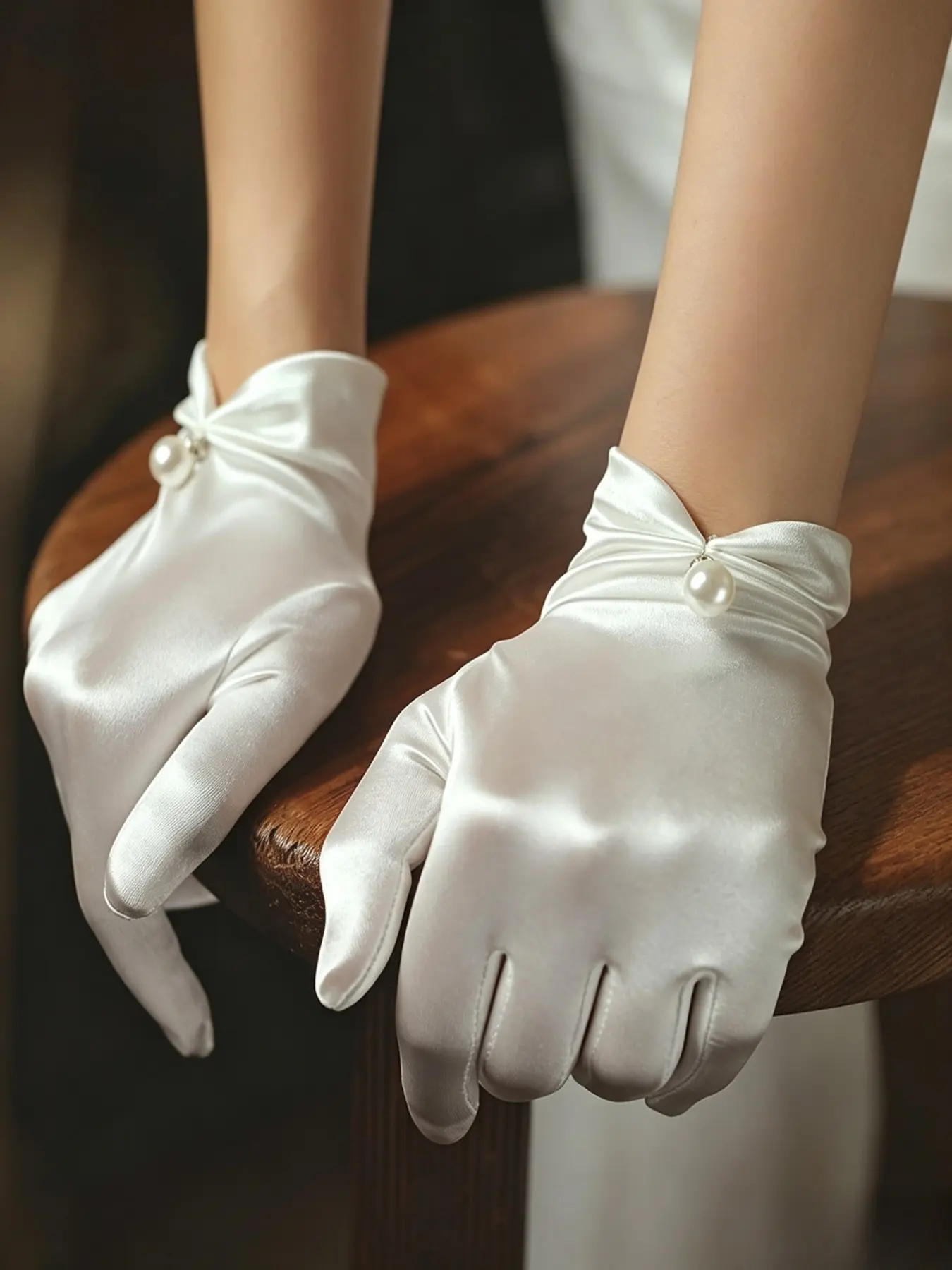 Elegant Wedding Gloves Pair, Formal Event Accessories, Dance Performance Gloves, Perfect for Weddings, Stylish and Functional